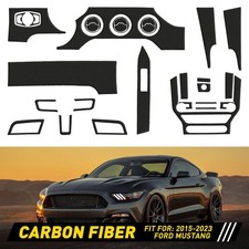 Carbon Fiber Full Set Interior Decoration Trim Kit For 2015 Ford Mustang 30pcs
