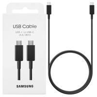 Samsung USB-C Auf USB-C Kabel 5A 1,8 M Schwarz