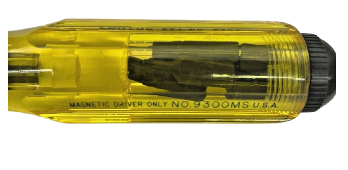 Vintage PROTO J9308 Magnetic TOTX 7 Bits Screwdriver Made in USA