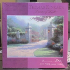 SUMMER GATE BY THOMAS KINKADE - NEW - PUZZLE