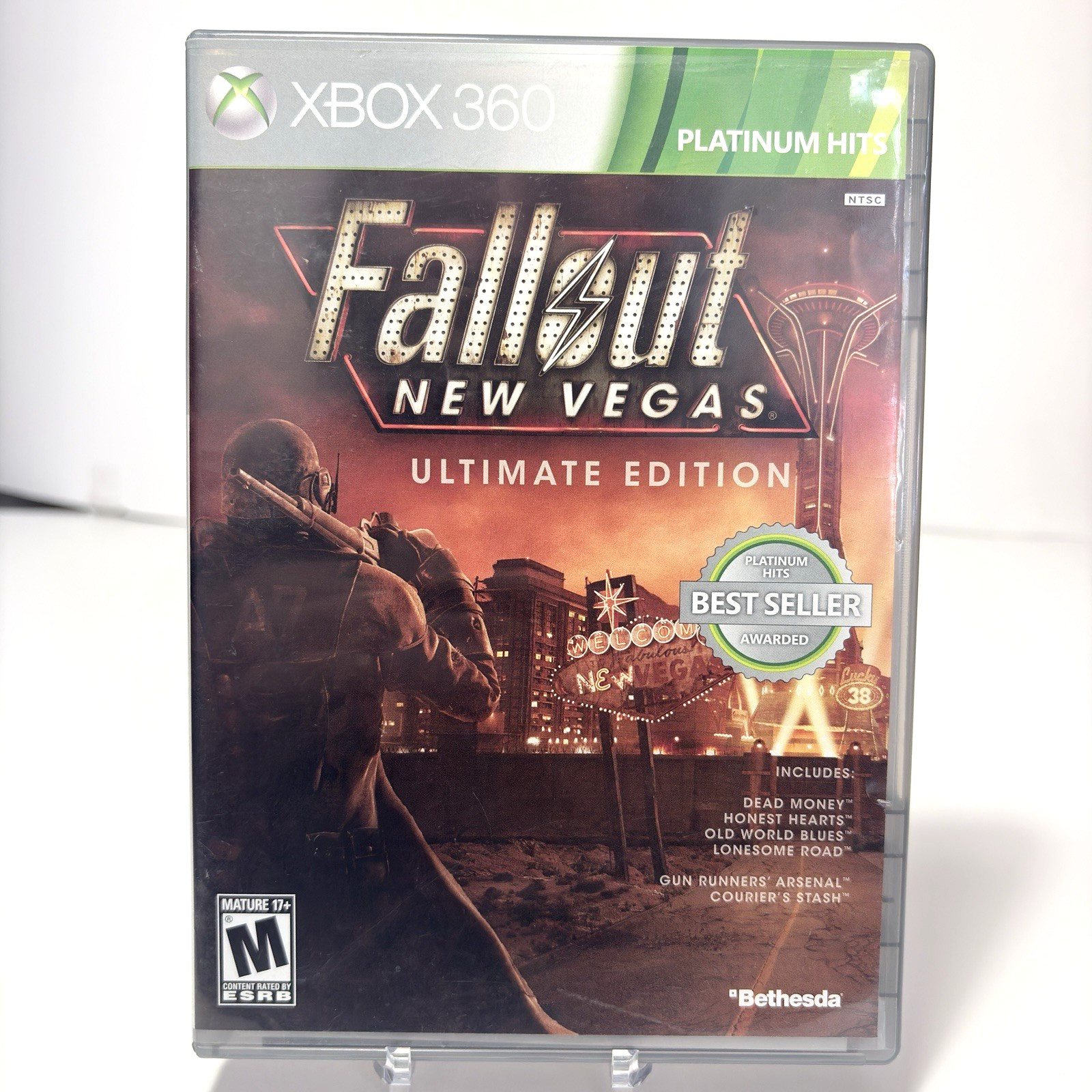 Fallout New Vegas Ultimate Edition Xbox 360 Completo CIB Probado Platinum Hits