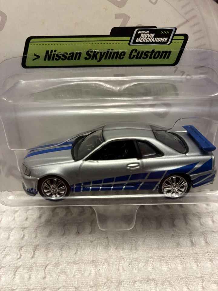 Nissan Skyline 2004 Johnny Lightning Rápido y Furioso personalizado 1/64 Foto 3 de 4