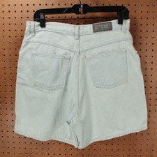 vtg 80s 90s GITANO high waisted jean shorts 14 tag 31 waist light wash denim