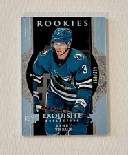 2023-24 Exquisite Collection Rookies Henry Thrun #R28 RC SP Platinum Blue /299