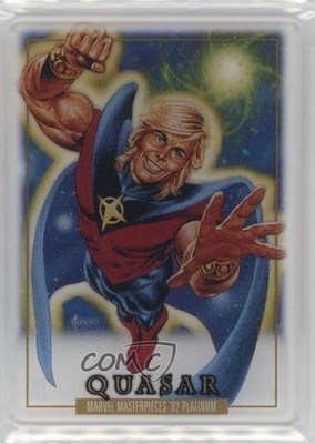 2024 Upper Deck Marvel Masterpieces '92 Plexi Quasar #72 n0c