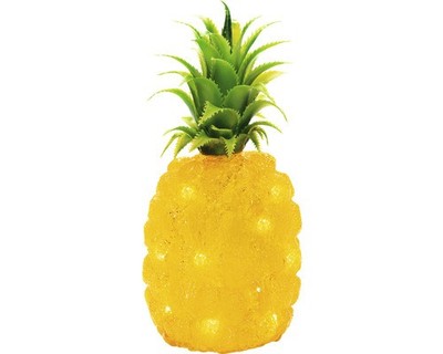 LED Leuchtfigur Konstsmide Acryl Ananas H 26 cm 16 LEDs Lichtfarbe warmweiß