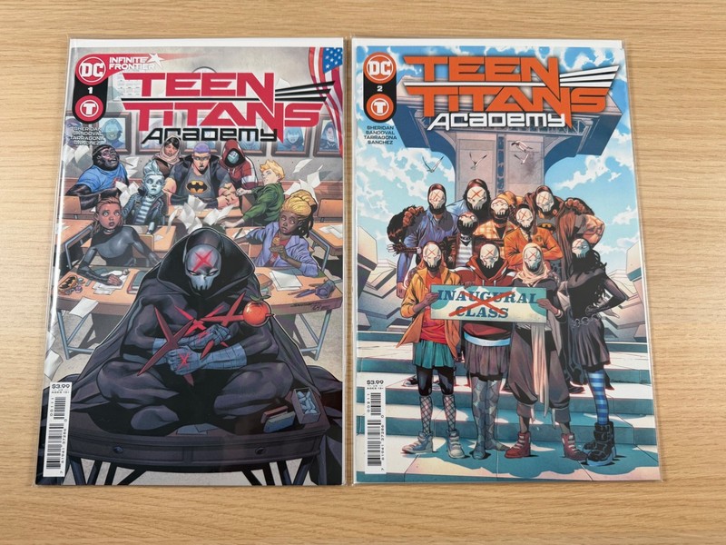 Teen Titans Academy 1 2 DC Comics 2021 1st Print Cover A Sandoval Red X Key NM