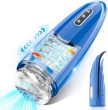 Male Masturbaters Automatic HandsFree Thrusting Cup Rotating Stroker Men Sex Toy