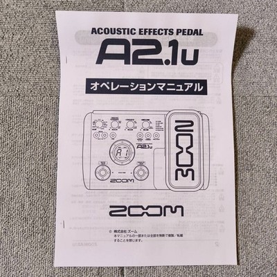 Zoom A2.1u Multi-Effects Guitar Effect Pedal for sale online | eBay