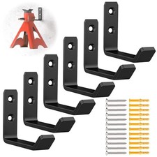 6 Pack Jack Stands Wall Mount Organizer, Car Jack Stand Wall Hooks for