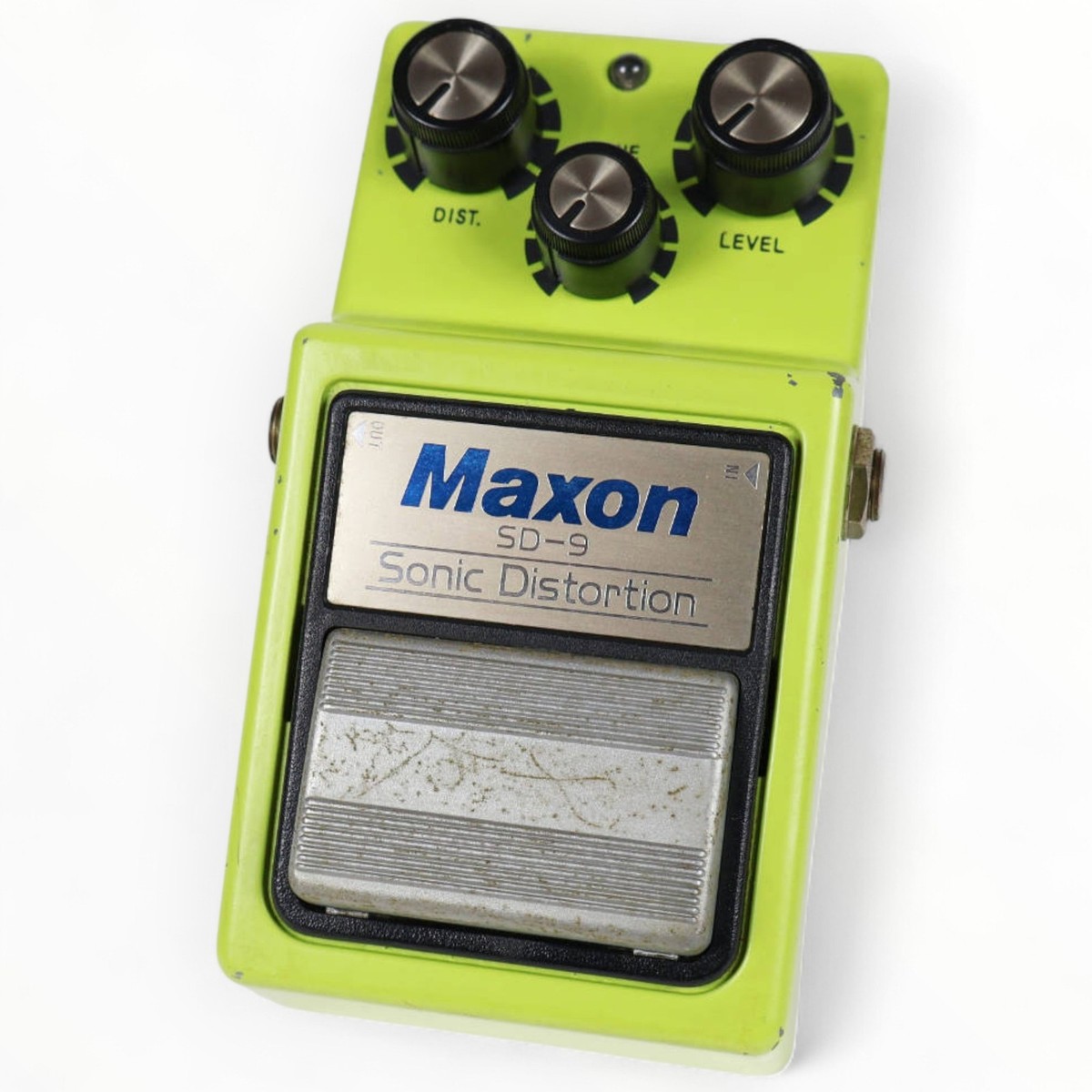 VINTAGE 80s] Maxon SD-9 Sonic Distortion White Label Guitar Pedal