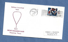 NCAR PALLONCINO LANCIO DICEMBRE 9,1966 PALESTINE TEX SPACE COVER NASA