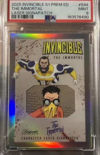 2025 Invincible The Immortal Laser Signapatch #594 Mark Grayson Head In Window