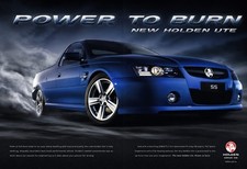 2005 Holden VZ Commodore SS Ute Ad / Poster A4 30cm x 21cm 200gsm Silk Print