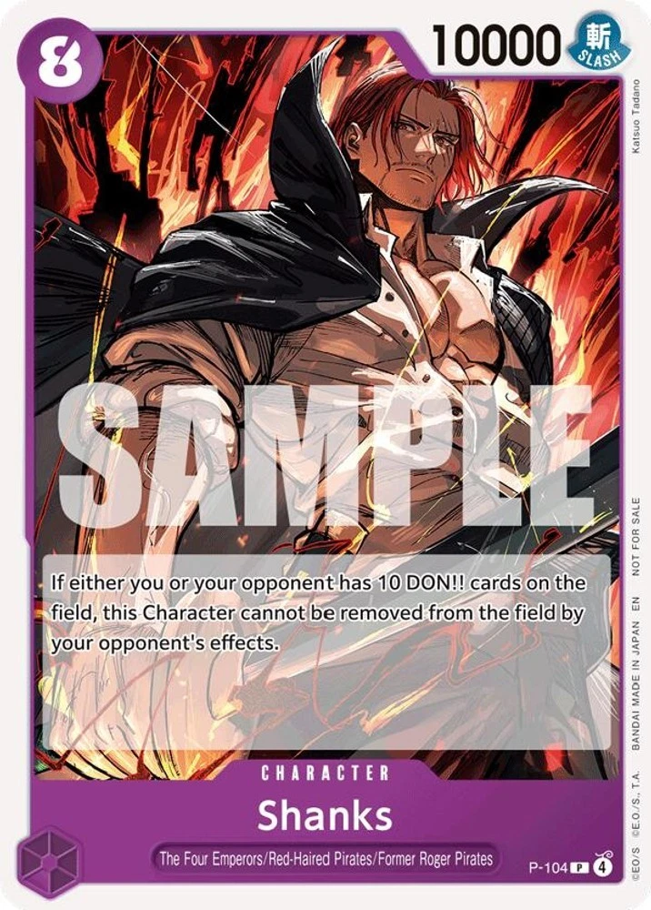 25+ Shanks P-104 One Piece Promotion Cards for sale | Updated Oct 2026