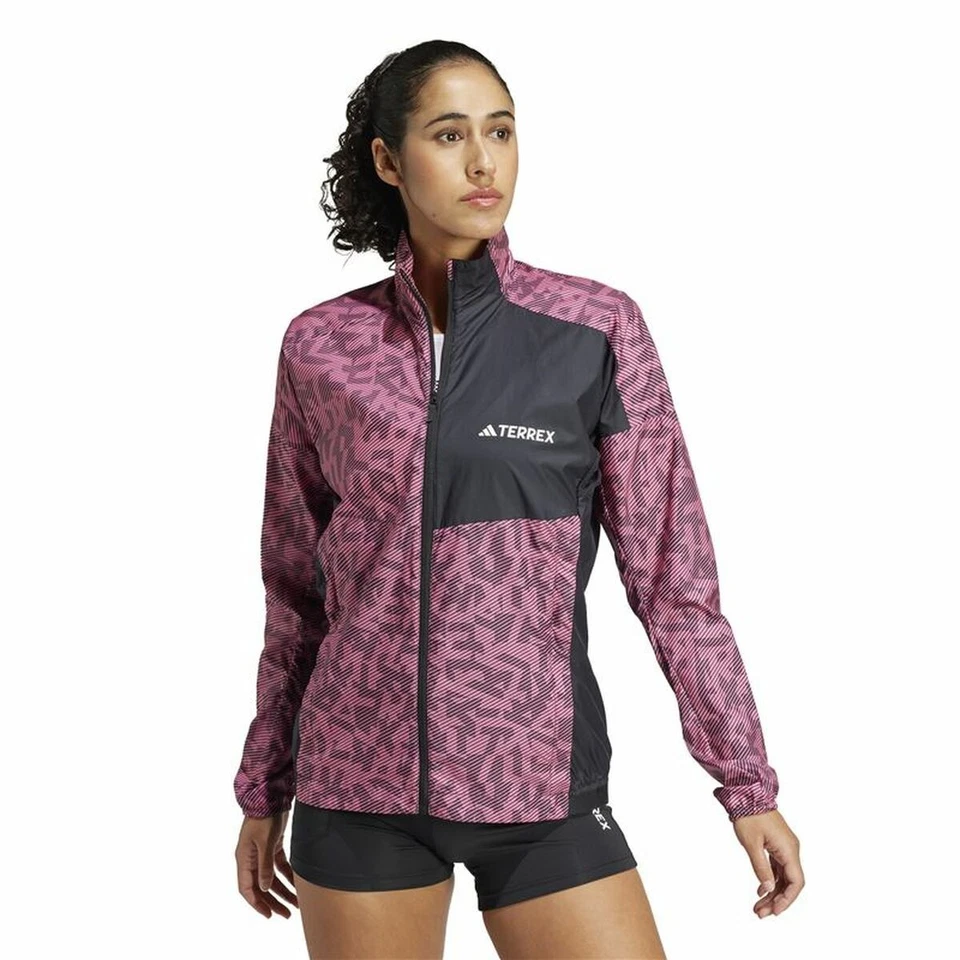 Chaqueta Cortavientos Adidas Terrex Rosa - Imagen 4 de 4