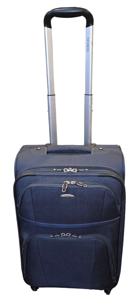 Samsonite Equipaje de Mano Spinner Maleta 4 Ruedas Azul Bolsa de Viaje Mango TSA Foto 2 de 4