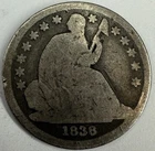 1838 Seated Liberty Dime Exact Coin Imaged #SL299
