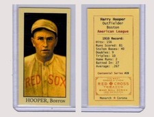 HARRY HOOPER, BOSTON RED SOX MONARCH CORONA T206 CENTENNIAL #28 / NM+ COND.