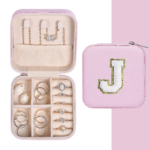 1 Stück Schmuckkästchen Rosa Einlagig Aufbewahrungsbox Damen Klassisch Reinweiß - Bild 39 von 46