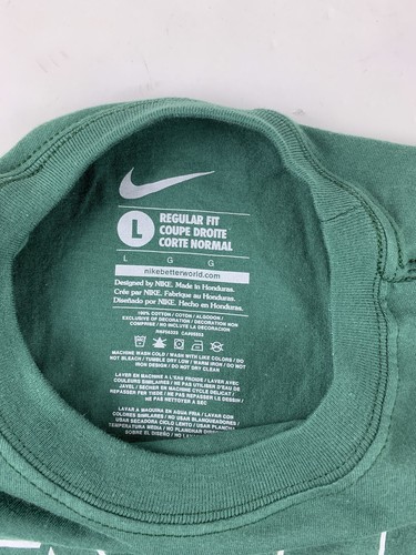 New With Tags Men’s Nike Regular Fit Best Is Better Green T-Shirt Sz L - Picture 5 of 7