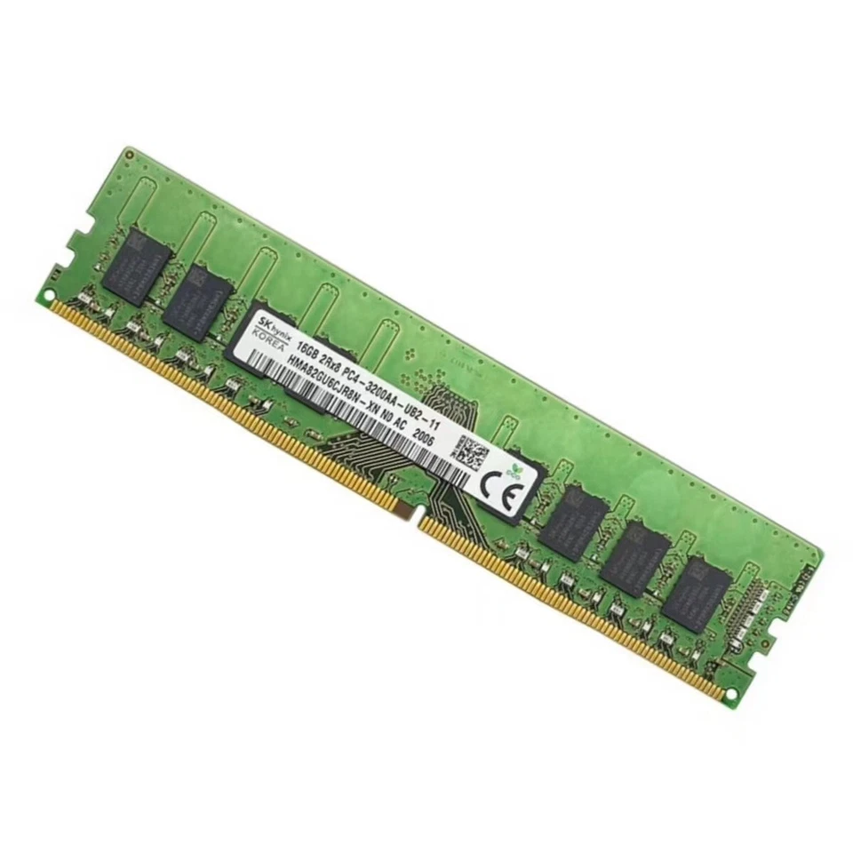 Hynix 32GB 2X16GB DDR4 3200MHz PC4-25600 2RX8 UDIMM Memory Ram HMA82GU6CJR8N-XN - Image 4 of 4