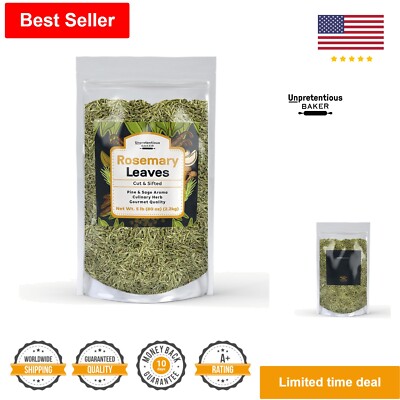 Cooking Herb - 5 lb Rosemary Leaves, Cut & Sifted - Non-GMO, Aromatic Flavor