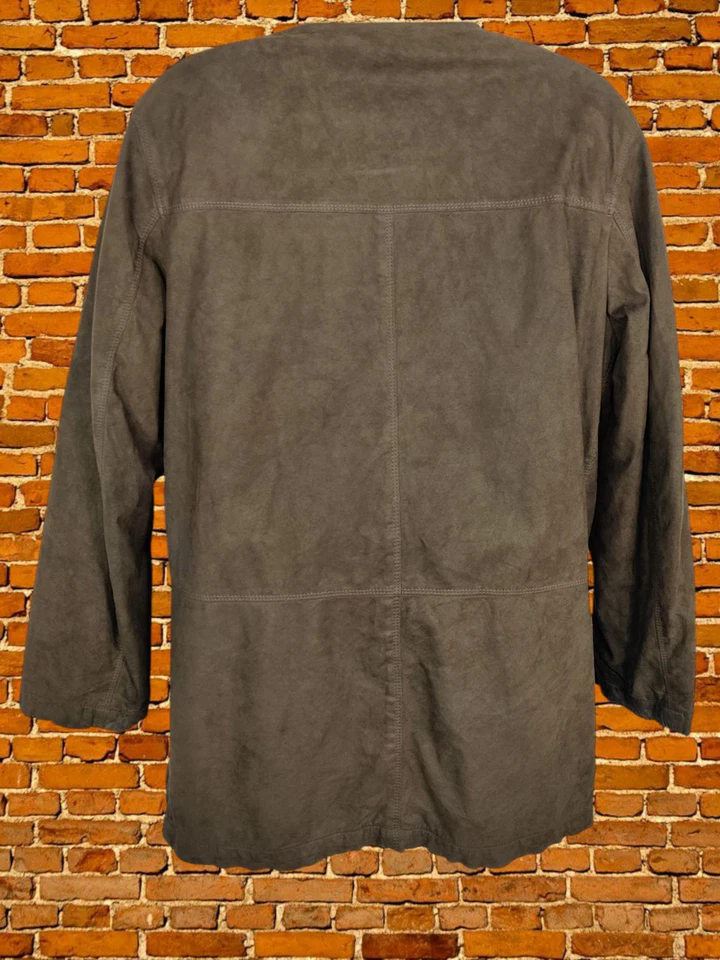 CHAQUETA ABRIGO HARRODS MARRÓN TALLA UK 48 LANA ALGODÓN HOMBRE INFORMAL FÁCIL DE USAR FIN DE SEMANA Foto 3 de 4