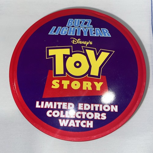 Disney Buzz Lightyear Limited Edition Collectors Fossil Watch New in Tin - Picture 2 of 9