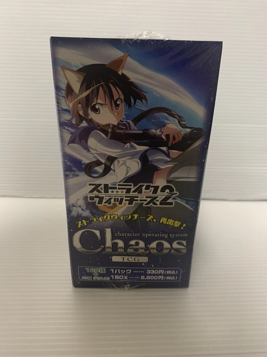 Chaos TCG STRIKE WITCHES 2 Card Booster Pack Sealed Box JAPAN Rare