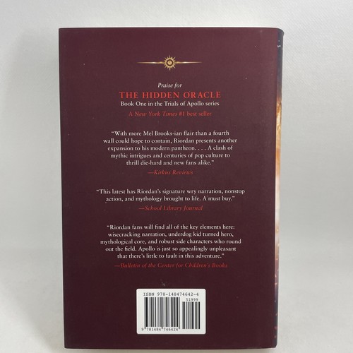 The Trials of Apollo Book Two The Dark Prophecy: By Riordan, Rick 2017 1st Ed. - Imagen 3 de 7
