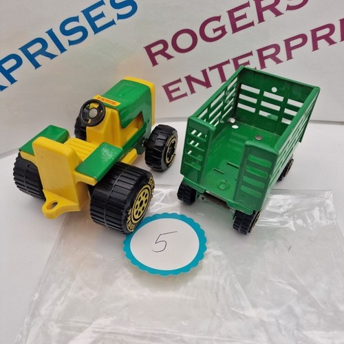 Choose 1970s Tiny Tonka Tractor And Trailers Various Colour Combinations - Picture 16 of 68