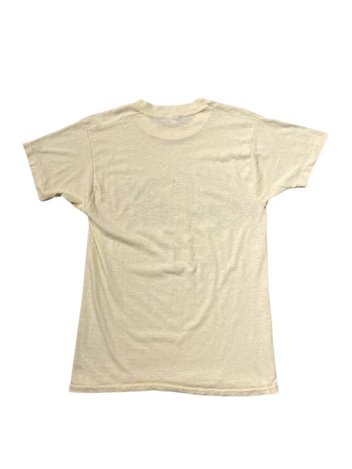 RARE! VTG 60s HAWAII HIBISCUS FLOWERS SOUVENIR TOURIST T SHIRT SZ L SURFING - Image 2 of 4