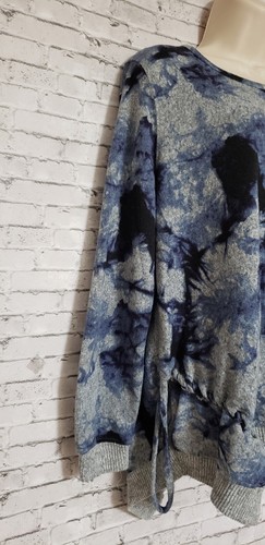 EST. 1946 Batik Pullover Tunika Oberteil Damen XL geflochten seitlich Taschentuchsaum - Bild 3 von 14