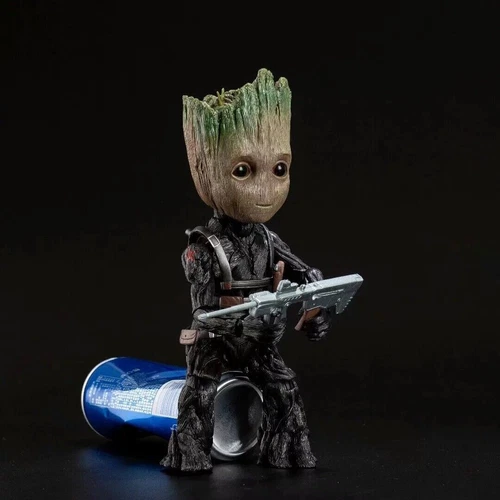 Guardians of The Galaxy Groot Cosplay Winter Soldier 10" PVC Action Figure Boxed - Picture 10 of 12