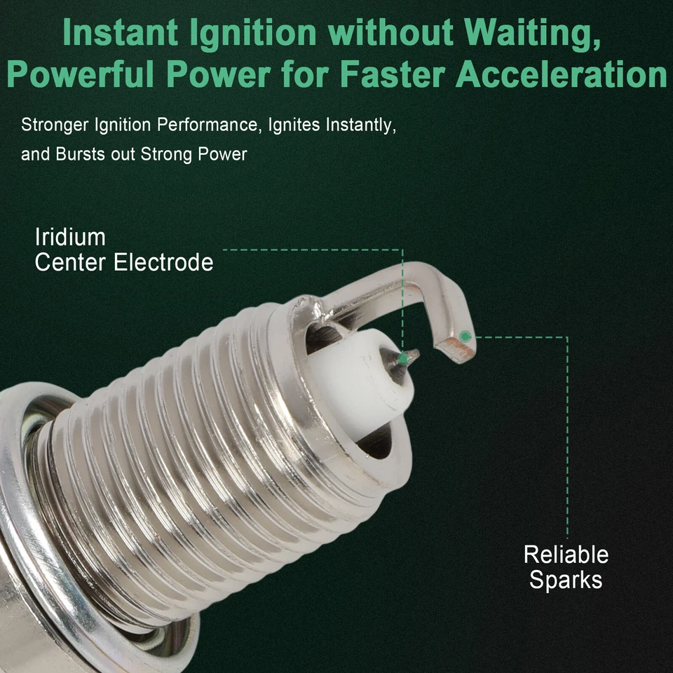 4x bujías de iridio y platino para Jeep Patriot 2015-2017 2,0 L L L4 Foto 3 de 4