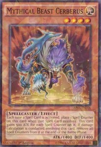 Mythical Beast Cerberus - BP03-EN018 - Shatterfoil - 1st Edition x3 - Near Mint