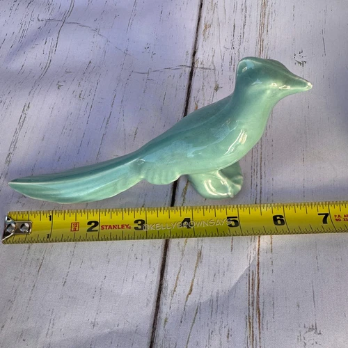 Vintage Royal Haeger Turquoise Blue Pheasant ~ Mid Century Modern MCM