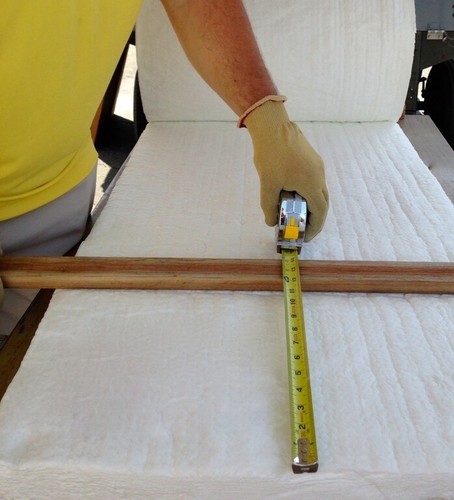2" CeraChem 30" x 24" Ceramic Fiber Blanket Insulation 8# Thermal Ceramics 2600F - Picture 12 of 12