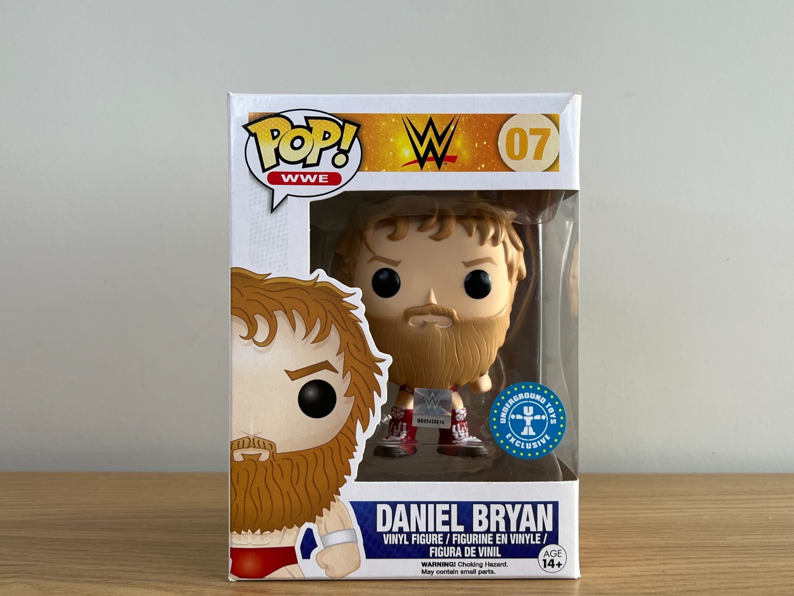 Vinilo Funko Pop - Wwe - Daniel Bryan - #07 - Juguetes Underground