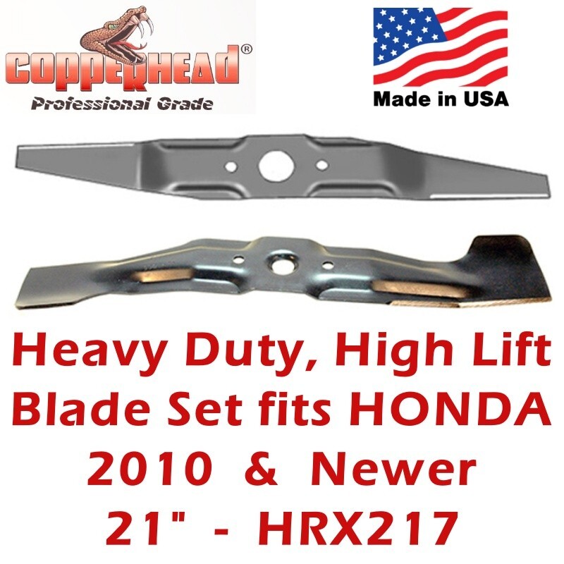 COPPERHEAD 21" HONDA HD Blade Set Kit for HRX217 72511VH7000 /