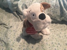 Hallmark Love You Pup Stuffed Dog New With Tags 8 inch