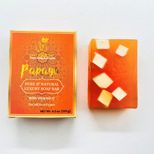 Papaya with Vitamin C, 4.2oz, Handmade Soap Bar SATVIKZONE