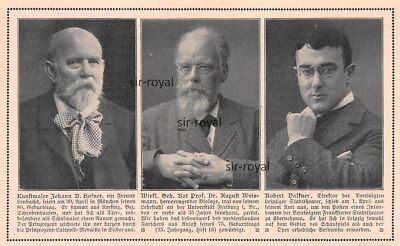 Johann B. Hofner - August Weismann - Robert Volkner - 1912 ~16x10cm