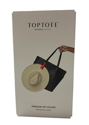 Toptote By Lindsay Albanese Premium Hat Holder Red Gold NIB