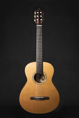 Dowina Master Series Amber Road Hybrid (OM Body Size) Western Red Cedar & Indian