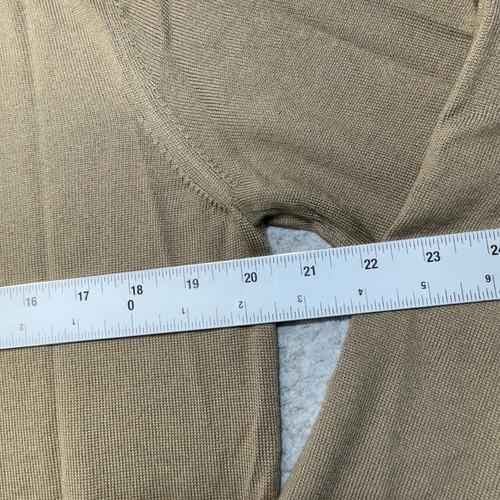 Ralph Lauren Purple Label Sweater Men Small Brown Cashmere Italy Wool Knit Crew - Picture 5 of 8