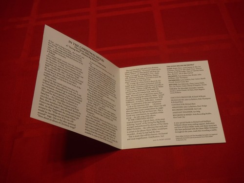 Glenn Miller Orchestra In The Christmas Mood 1992 CD Silent Sleigh Rudolph Bells - Imagen 6 de 7