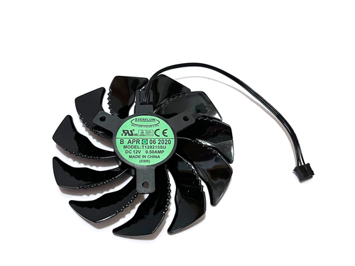 Lüfter FAN T129215SU DC Brushless Everflow für Gigabyte Grafikkarten passend - Bild 2 von 4