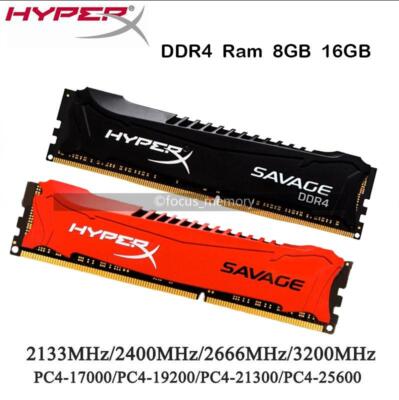 SAVAGE DDR4 8GB 16GB 32GB 3200 2666 2400 2133 MHz 288-Pin Desktop Memory